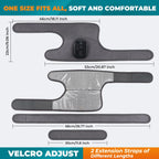 660 and 850Nm near Infrared Light Devices Knee Pad Brace 3 in 1 Heating Shoulder Elbow Joint Massager Thermal Massage Belts Pads